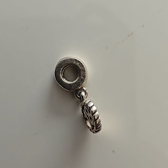 Pandora Authentic 18th Celebration Dangle Charm 925 ALE Sterling Silver - Picture 9 of 16